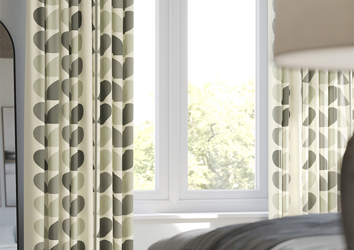 Orla Kiely Multi Stem, Warm Grey - Made to Measure Curtains - Image 5